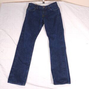 Agave Denimsmith Maverick Classic Straight Blue Jeans Mens Size 36 Button Fly